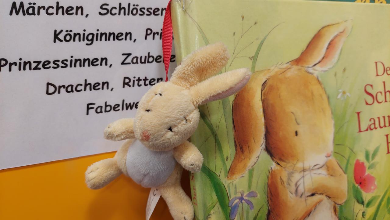 Buch mit Hase