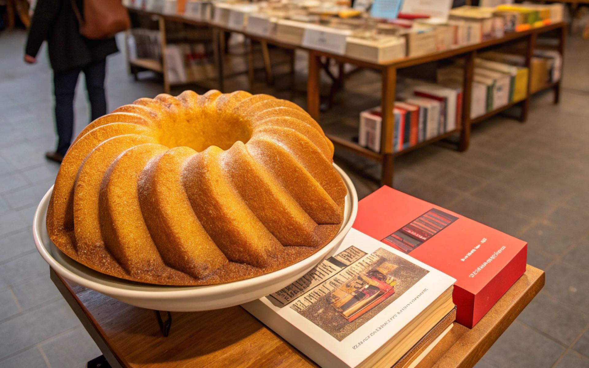 Guglhupf und Bücherflohmarkt